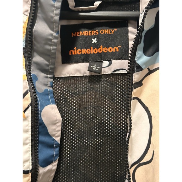 Members Only X Nickelodeon Men's Rugrat  Windbreaker Sz Large‎ - Picture 7 of 10